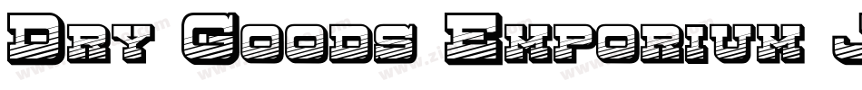 Dry Goods Emporium JL字体转换